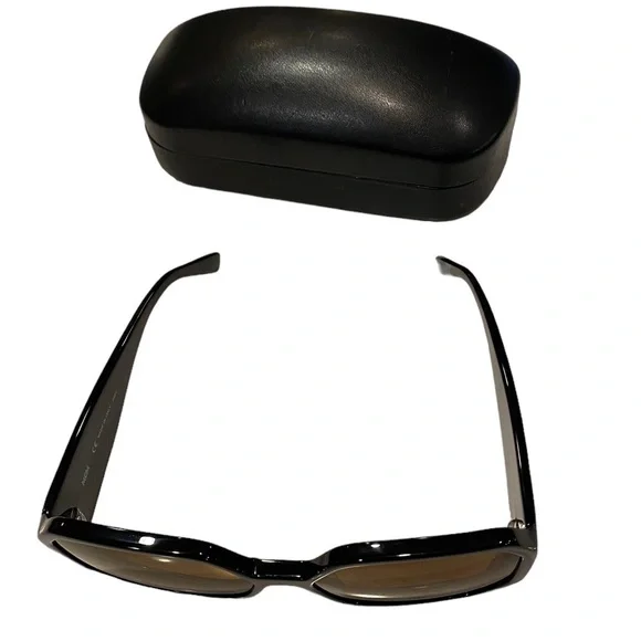 MCM Geometric Sunglasses 709S 002-Gradient-Black/White Leather Inserts MCM Geometric Sunglasses 709S 002-Gradient-Black/White  main image 3